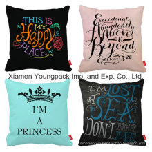 Promotional Home Decorative Custom Printing Design Travel Square Throw Pillow